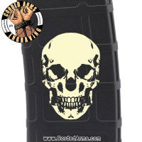 Skull Laser Engraved Custom Pmag