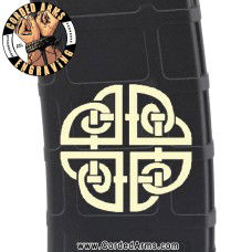 Celtic Shield Laser Engraved Custom Pmag