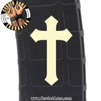 Christian Cross Laser Engraved Custom Pmag