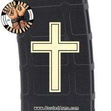Cross Laser Engraved Custom Pmag