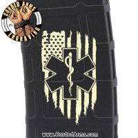 EMS Flag Laser Engraved Custom Pmag