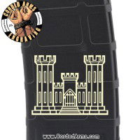 Army Corps of Engineers Laser Engraved Custom Pmag