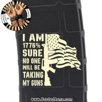 1776 % Sure Laser Engraved Custom Pmag