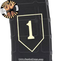 1st Infantry Division Laser Engraved Custom Pmag