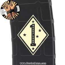 1st Marine Division Laser Engraved Custom Pmag