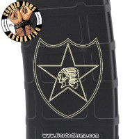 2nd Infantry Division Laser Engraved Custom Pmag