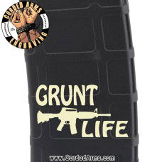Grunt Life Laser Engraved Custom Pmag