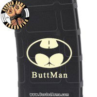 ButtMan Laser Pmag Laser Engraved Custom Pmag