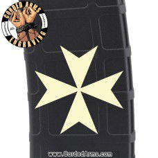 Knights Templar Cross Engraved Custom Pmag
