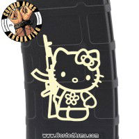 AK Hello Kitty Laser Engraved Custom Pmag