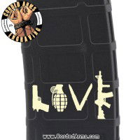 Love Laser Engraved Custom Pmag