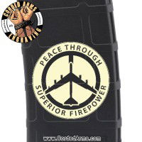 Peace Bomber B52 Laser Engraved Custom Pmag