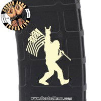 Rock On Bigfoot Laser Engraved Custom Pmag