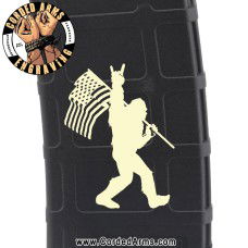 Rock On Bigfoot Laser Engraved Custom Pmag
