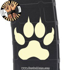 Wolf Paw Laser Engraved Custom Pmag