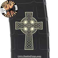 Celtic Cross Laser Engraved Custom Pmag