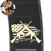 Keep n Bear Arms Laser Engraved Custom Pmag