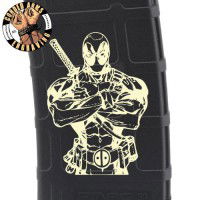 Deadpool Laser Pmag Laser Engraved Custom Pmag