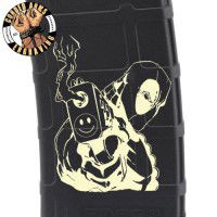 Deadpool Gun Laser Pmag Laser Engraved Custom Pmag
