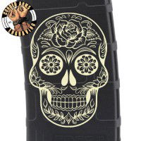 Sugar Skull Laser Pmag Laser Engraved Custom Pmag
