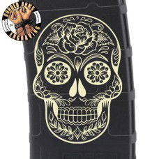 Sugar Skull Laser Pmag Laser Engraved Custom Pmag