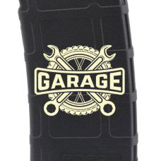 Mechanic Garage Laser Engraved Custom Pmag
