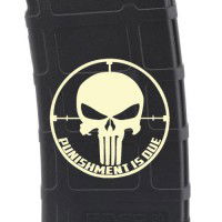 Punisher Skull #9 Laser Engraved Custom Pmag