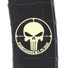 Punisher Skull #9 Laser Engraved Custom Pmag
