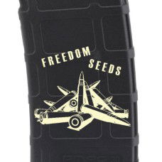 Freedom Seeds Laser Engraved Custom Pmag