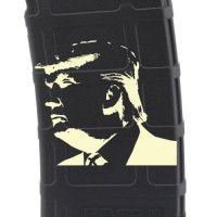 Trump Silhouette #2 Laser Engraved Custom Pmag