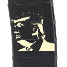 Trump Silhouette #2 Laser Engraved Custom Pmag