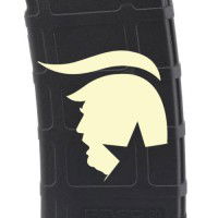 Trump Silhouette Laser Engraved Custom Pmag