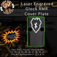 25th Infantry Division Engraved RMR Cover Plate 