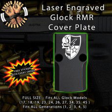 75th Ranger Regiment w/ Skull Engraved RMR Cover Plate 