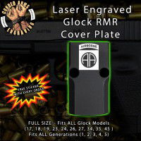 82nd Airborne Division Engraved RMR Cover Plate 