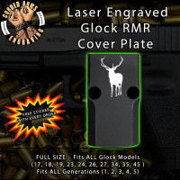 Bull Elk Engraved RMR Cover Plate 