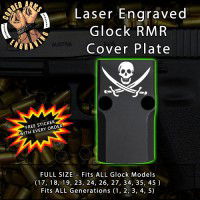 Calico Jack Engraved RMR Cover Plate 
