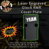 F Yeah! Engraved RMR Cover Plate 