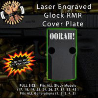 OORAH! Engraved RMR Cover Plate 