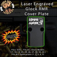 Zombie Slayer Engraved RMR Cover Plate 