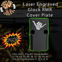 Shaka Engraved RMR Cover Plate 