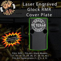DD214 Alumni Engraved RMR Cover Plate 