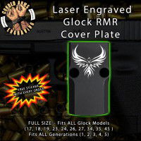 Phoenix Engraved RMR Cover Plate 