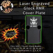 U.S.Navy Shellback Engraved RMR Cover Plate 