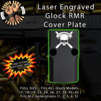 U.S. Submarines Engraved RMR Cover Plate 