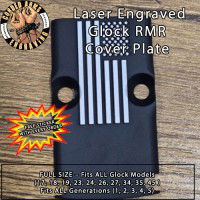 American Flag Engraved RMR Cover Plate 