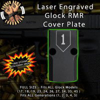 1st Infantry Division Engraved RMR Cover Plate 