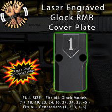 1st Infantry Division Engraved RMR Cover Plate 