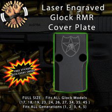 2nd Infantry Division Engraved RMR Cover Plate 