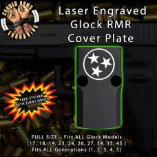 Tennessee TriStar Engraved RMR Cover Plate 